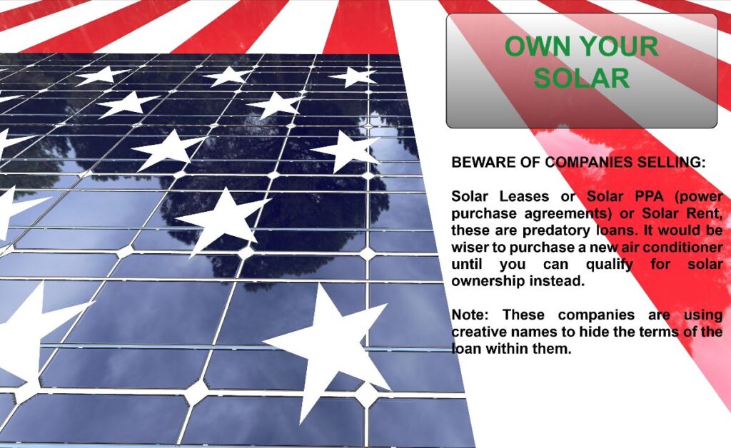Solar Leasing and PPAs: Beware Predatory Practices Img 2