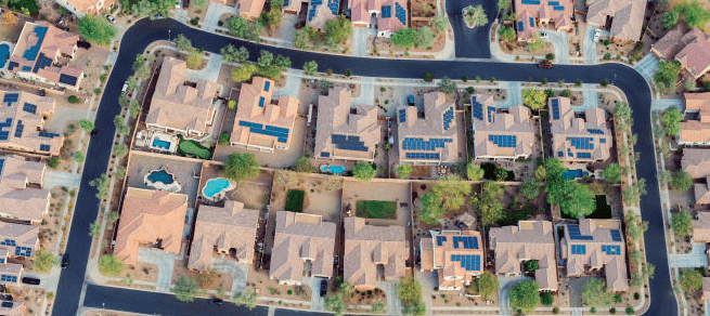 neighborhood with solar