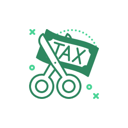 Tax Incentives icon combo