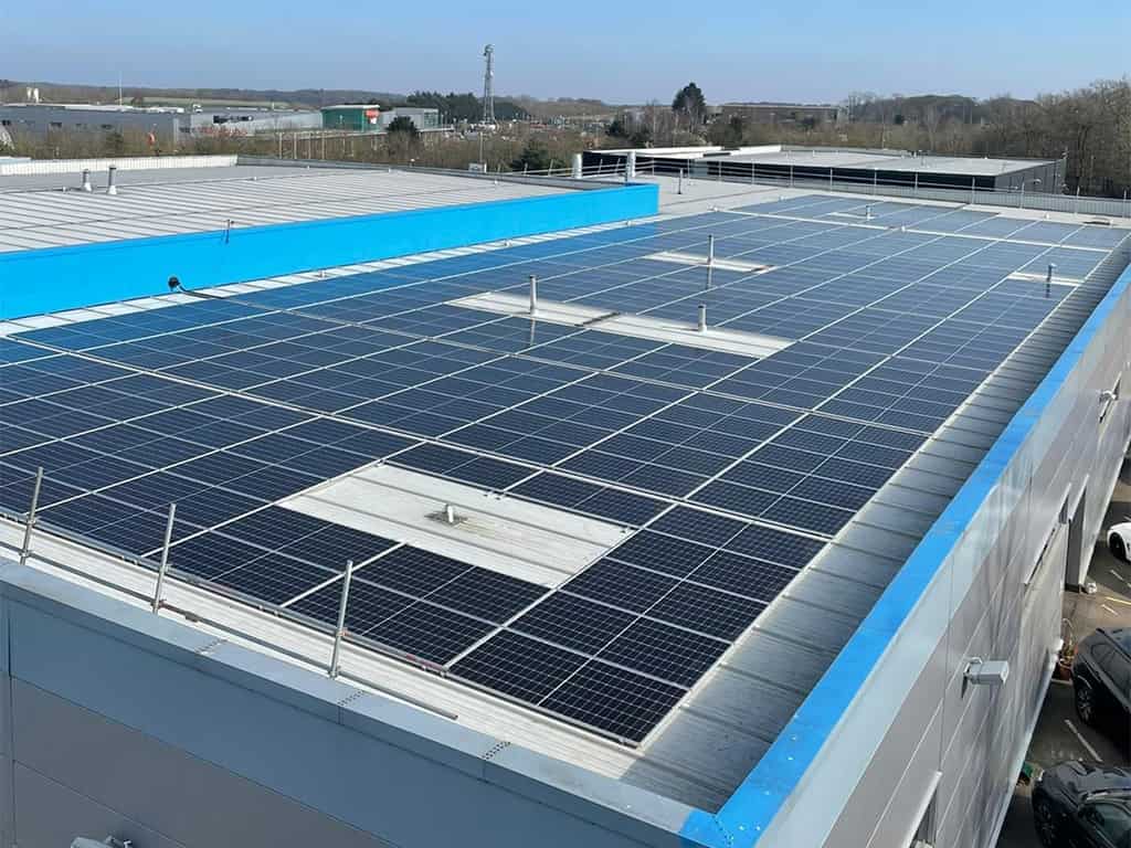 commercial solar installation