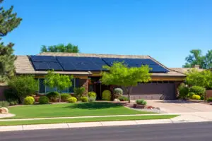 arizona solar home with solar pv and solar storage